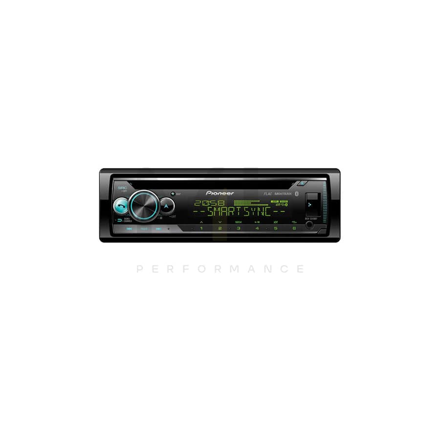 PIONEER DEH-S510BT DEH-S510BT Car stereo Bluetooth, CD, illumination, multi colour, Spotify, USB, 1 DIN, Android, Made for iPhone, LCD, 14.4V, AAC, FLAC, MP3, WAV, WMA | ML Performance Car Parts