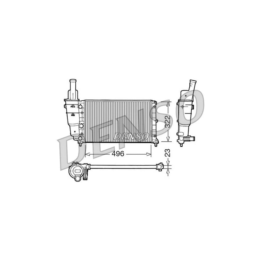 Denso DRM13003 Drm13003 Engine Radiator | ML Performance UK