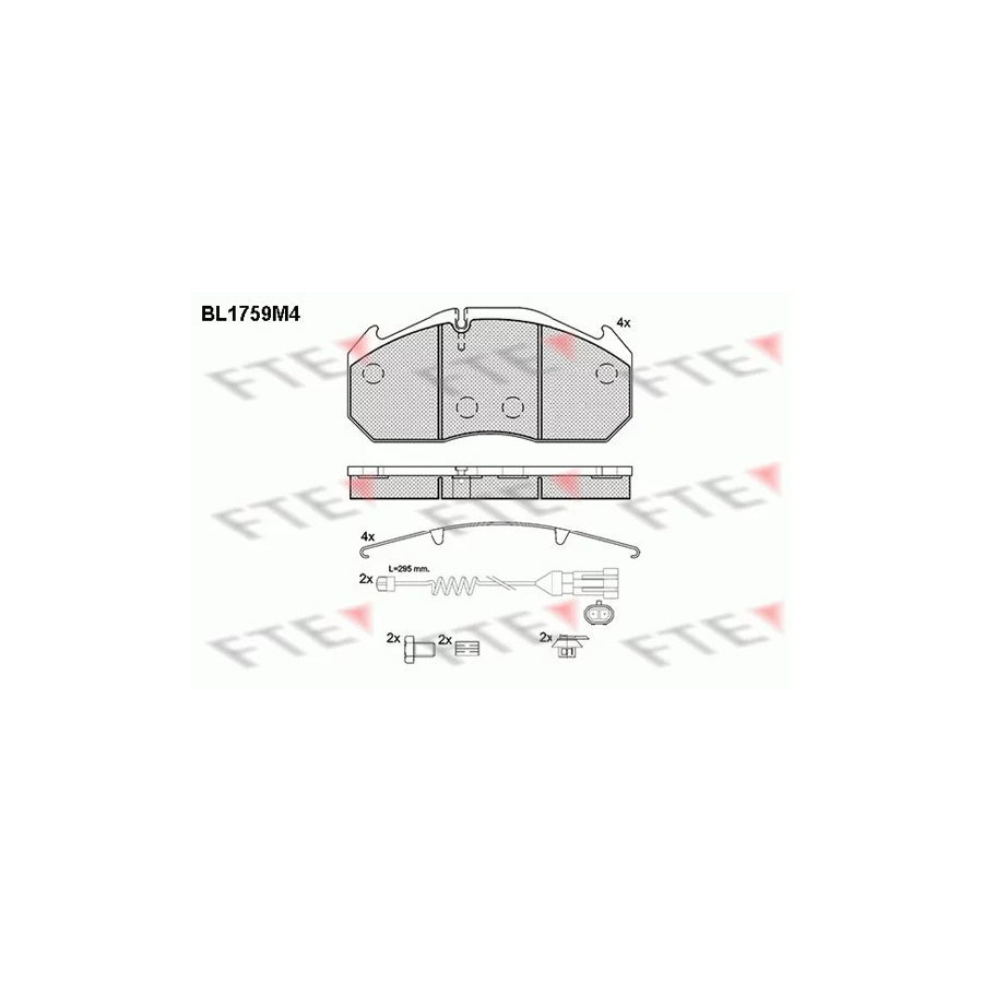 Fte BL1759M4 Brake Pad Set | ML Performance UK Car Parts