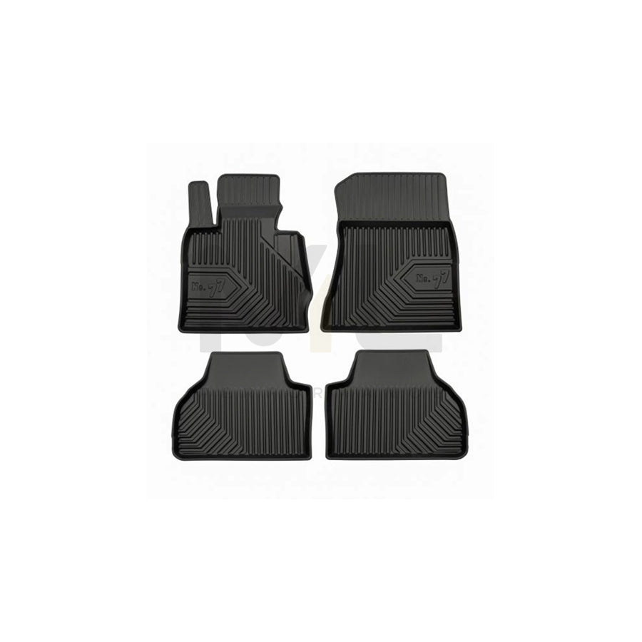 FROGUM Tailored 77408425 Floor mat set for BMW X4 (F26) Elastomer, Front and Rear, Quantity: 4, Black | ML Performance Car Parts