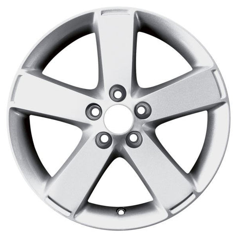 GENUINE FORD 1475191 x4 SET OF 4 GALAXY - S-MAX ALLOY WHEEL 17" 5-SPOKE DESIGN, SILVER MACHINED FRONT, 2010 - 2015 | ML Performance UK