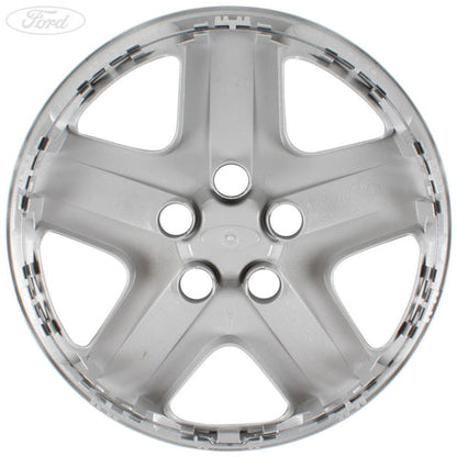 GENUINE FORD 1475132 FOCUS MK2 C-MAX 16" STEEL WHEEL TRIM 5 SPOKE SILVER X1 | ML Performance UK