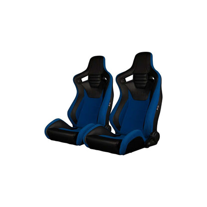 BRAUM Elite-S Series Racing Seats (Black - Blue) – Pair | ML Performance UK Car Parts