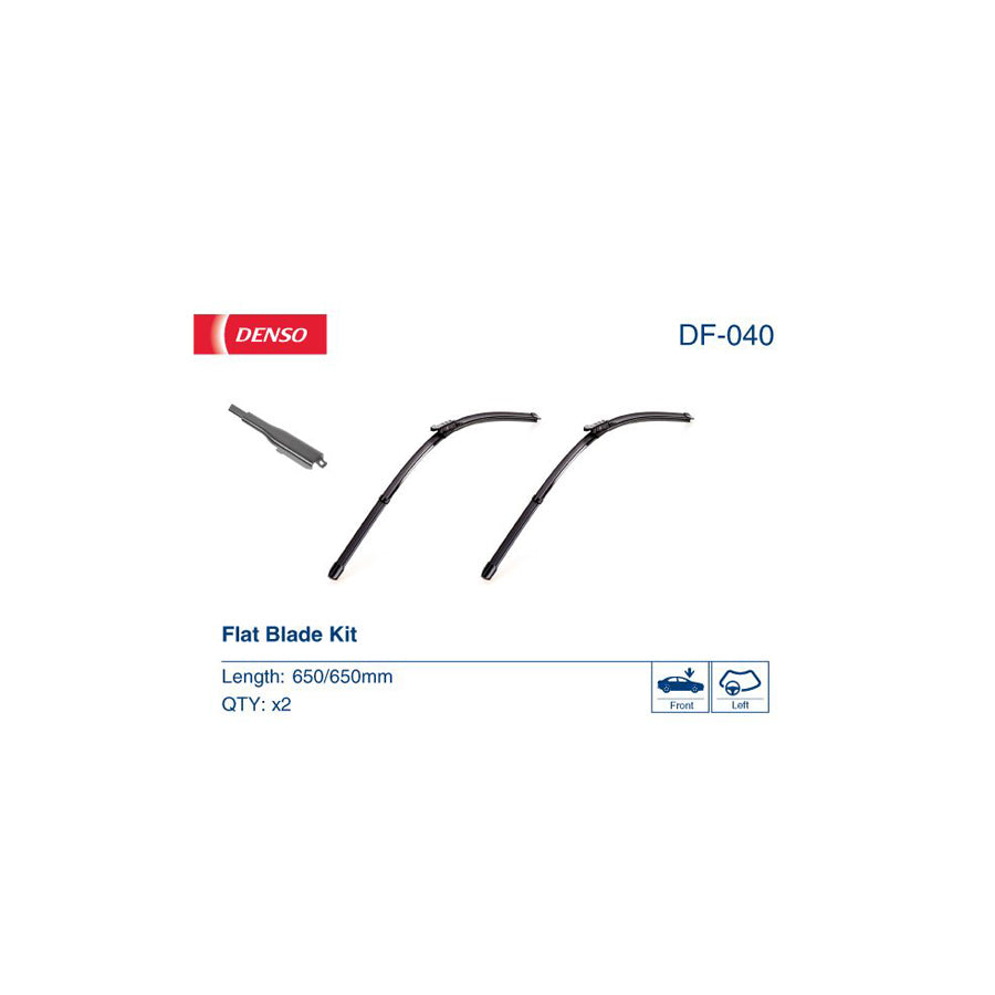 Denso Flat Df-040 Wiper Blade For Audi Q7 (4Lb) | ML Performance UK Car Parts