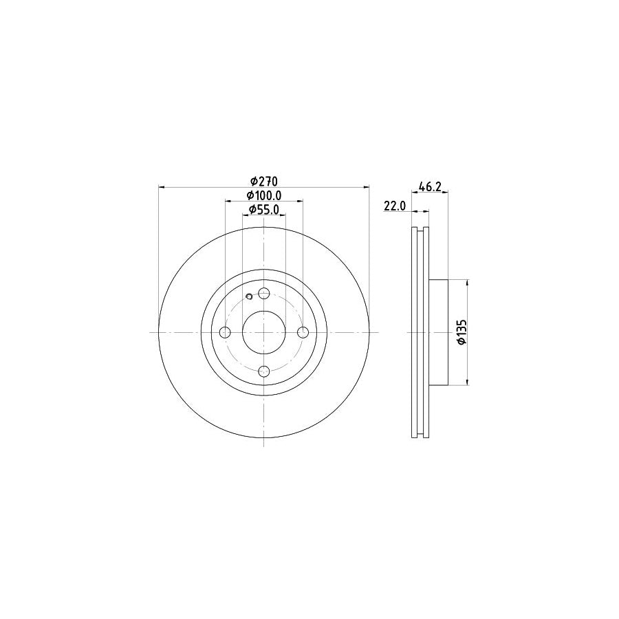 Hella 8AM 355 504-761 Brake Master Cylinder