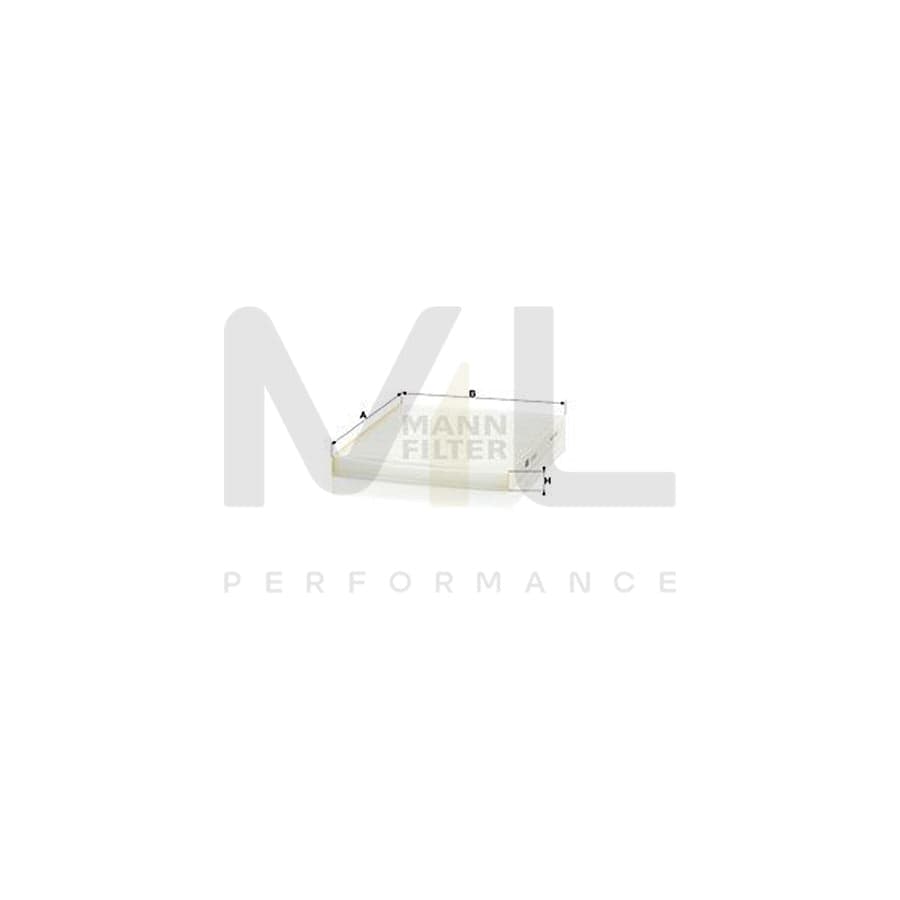 MANN-FILTER CU 2129 Pollen filter Particulate Filter | ML Performance Car Parts