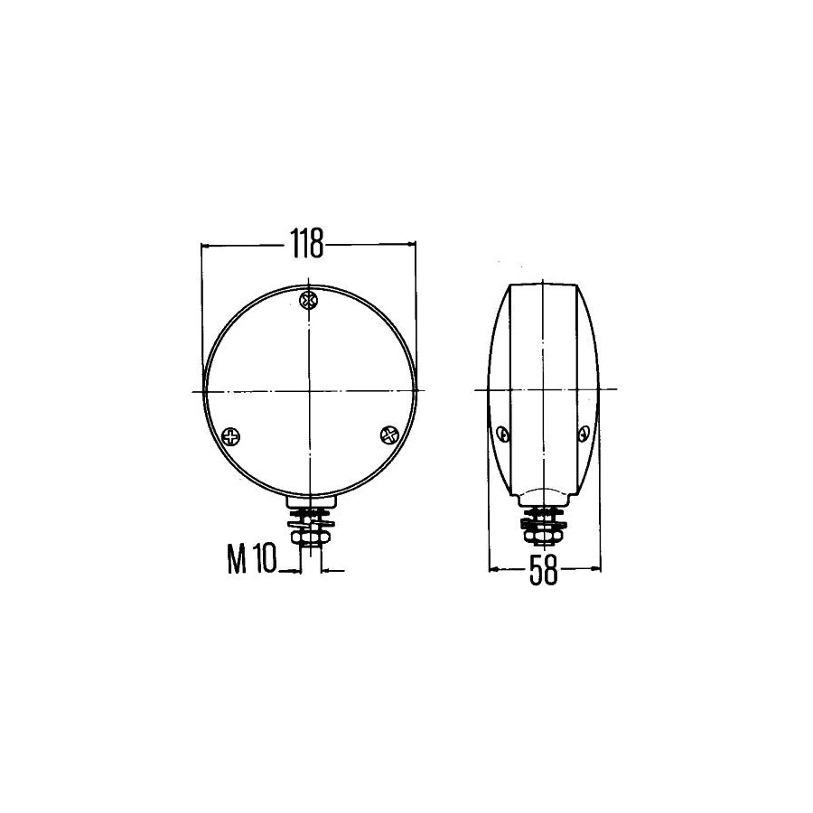 Hella 2BA 003 022-001 Side Indicator