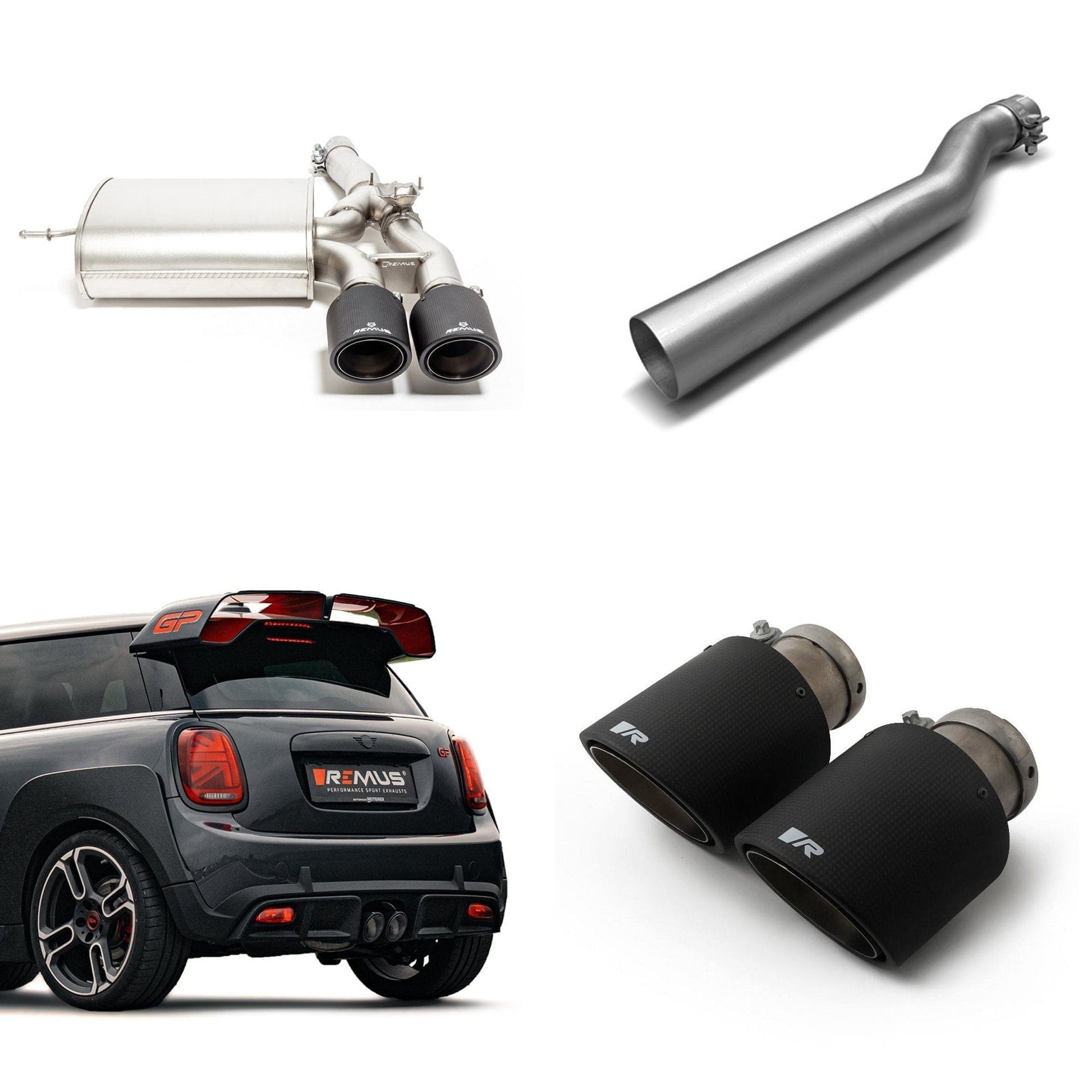 MANHART MH5MINI13130 VALVE CONTROLLED EXHAUST FOR MINI F56 GP3