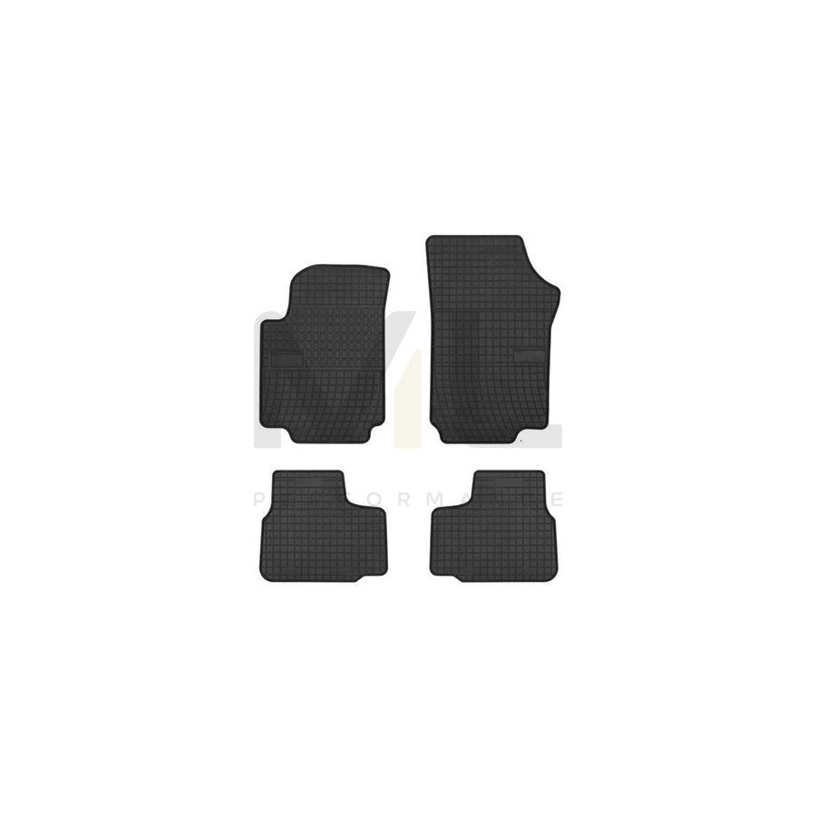 FROGUM Tailored 0399 Floor mat set Elastomer, Front and Rear, Quantity: 4, Black | ML Performance Car Parts