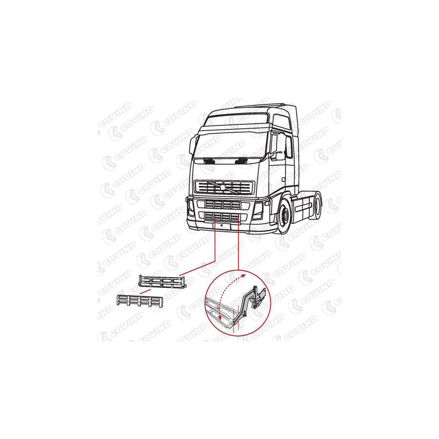 Covind 2Fh/149 Hinge, Bonnet | ML Performance UK