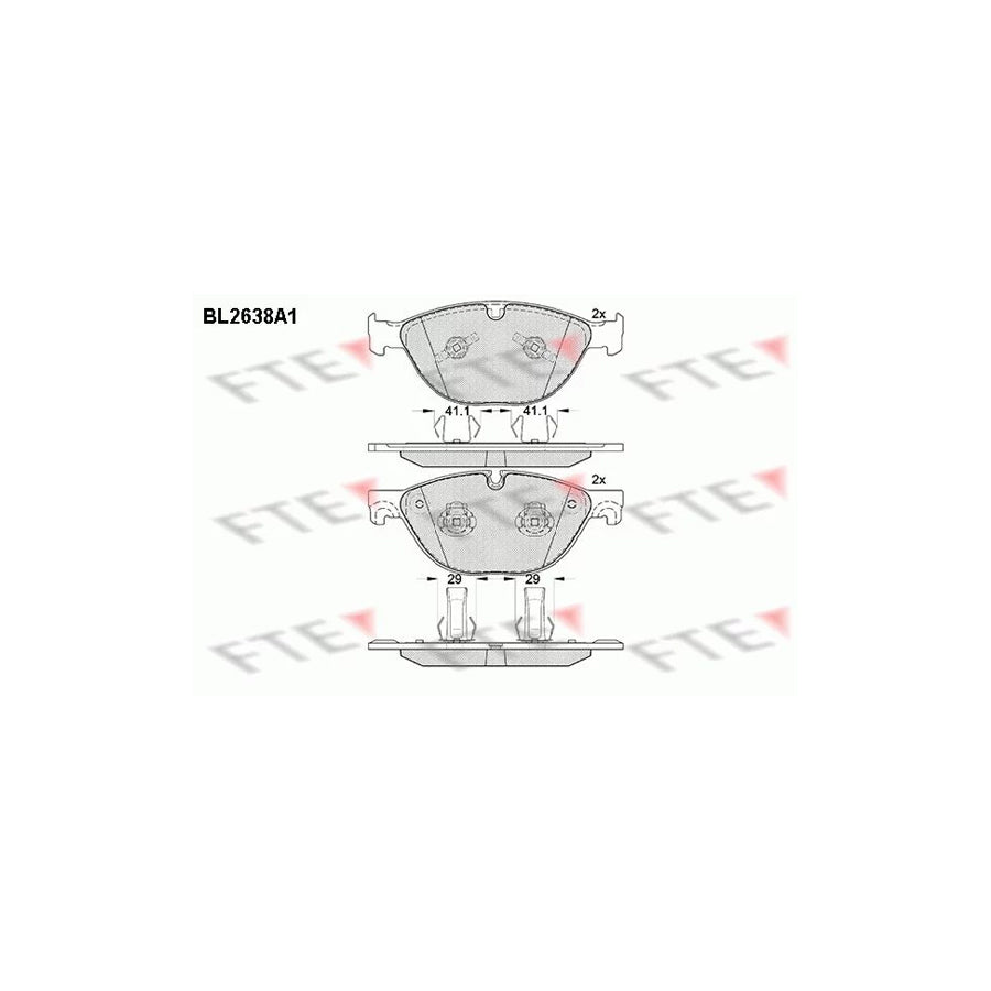 Fte BL2638A1 Brake Pad Set | ML Performance UK Car Parts