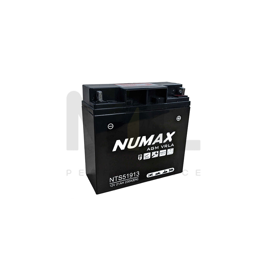 51913 (NTS51913) Sealed Numax Motorbike Battery MB12V20P | Car Batteries UK | ML Performance Car Parts