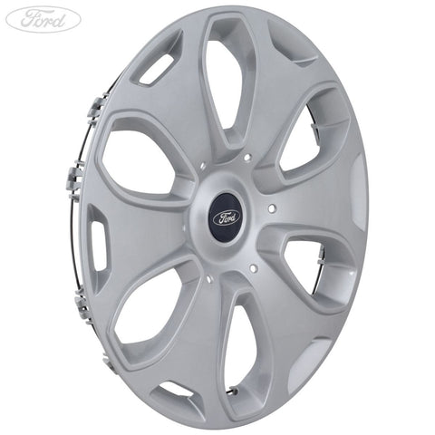 GENUINE FORD 1501640 KUGA MK2 17" STEEL WHEEL TRIM HUB CAP SILVER SINGLE 6 SPOKE | ML Performance UK