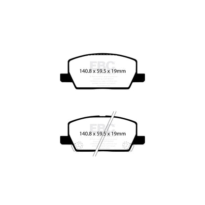 EBC DPX2420 Opel Vauxhall Mokka X Ultimax Front Brake Pads 2 | ML Performance UK Car Parts