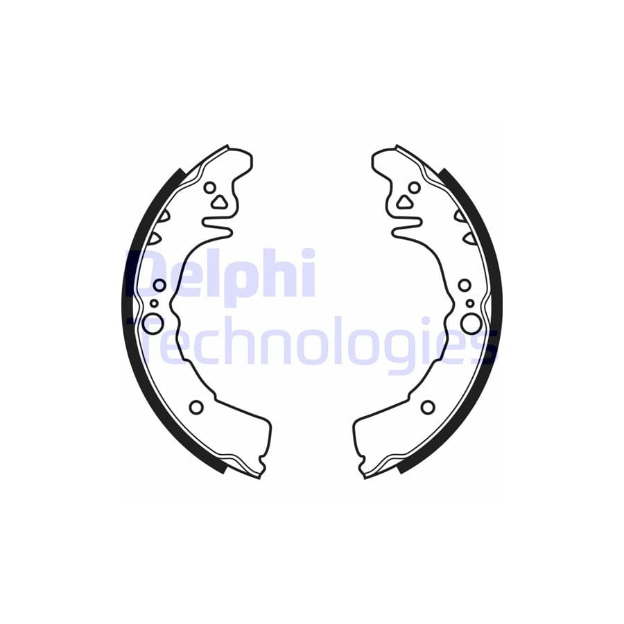 Delphi Ls1937 Brake Shoe Set