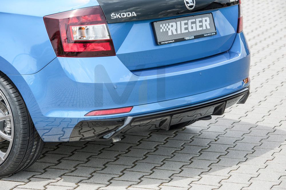 Rieger 00088094 Skoda NH Rapid Rear Diffuser 2 | ML Performance UK Car Parts