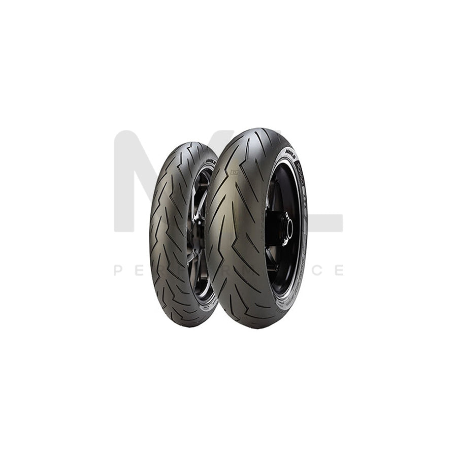 Pirelli DIABLO ROSSO™ 3 130/70 ZR16 61W Motorcycle Summer Tyre | ML Performance UK Car Parts