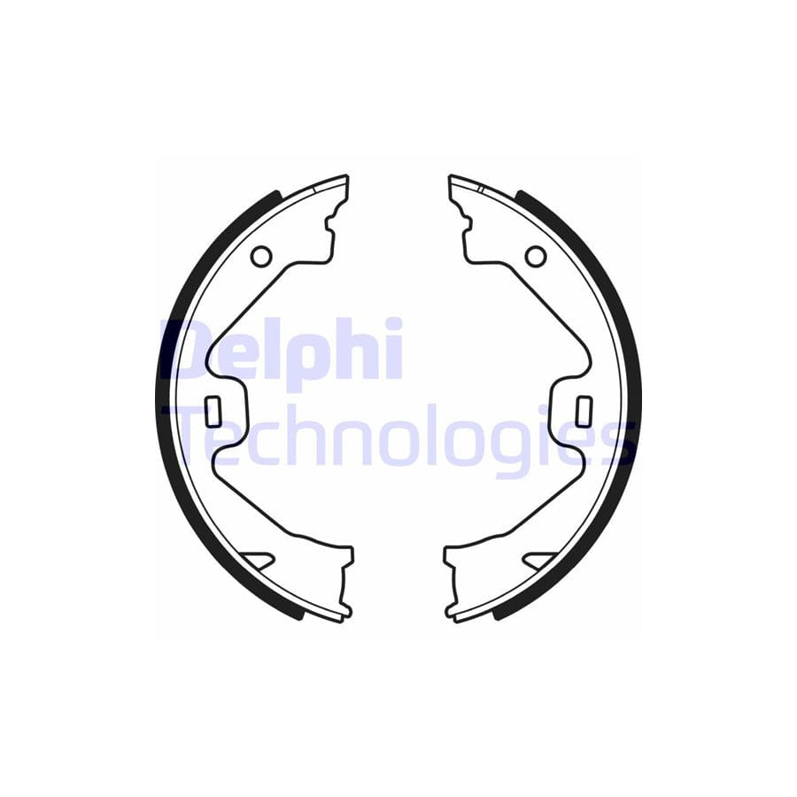 Delphi Ls1930 Handbrake Shoes