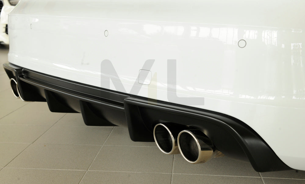 Rieger 00056805 Audi 8V A3 Rear Diffuser 7 | ML Performance UK Car Parts