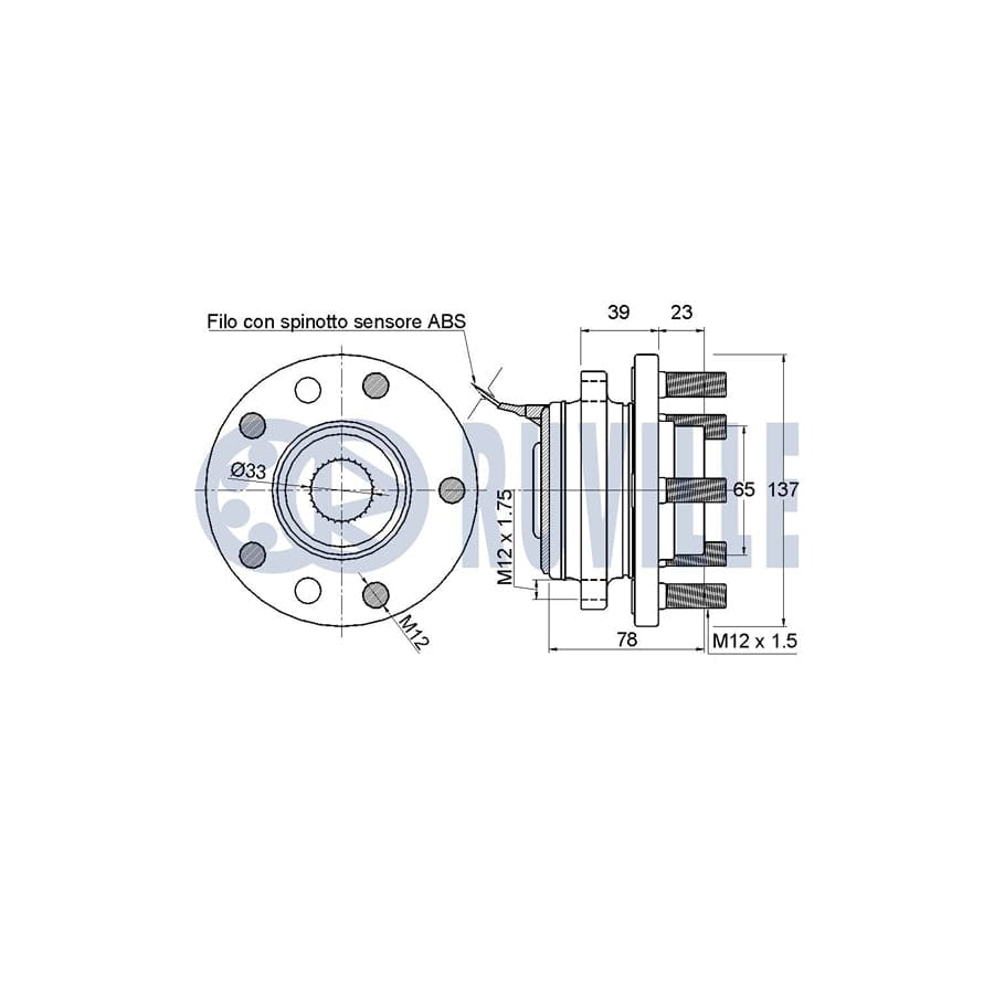 Ruville 985446 Axle Bush | ML Performance UK Car Parts