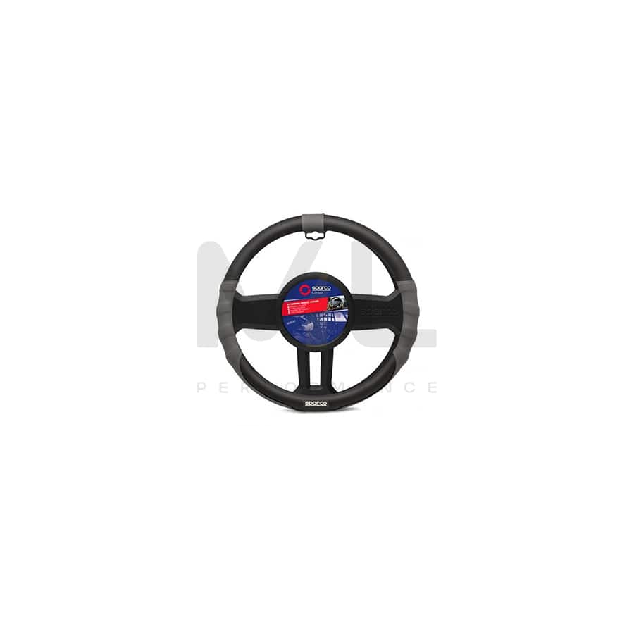 SPARCO CLASSIC SPC1103 Steering wheel cover Black/Grey, Ø: 37-38cm | ML Performance Car Parts