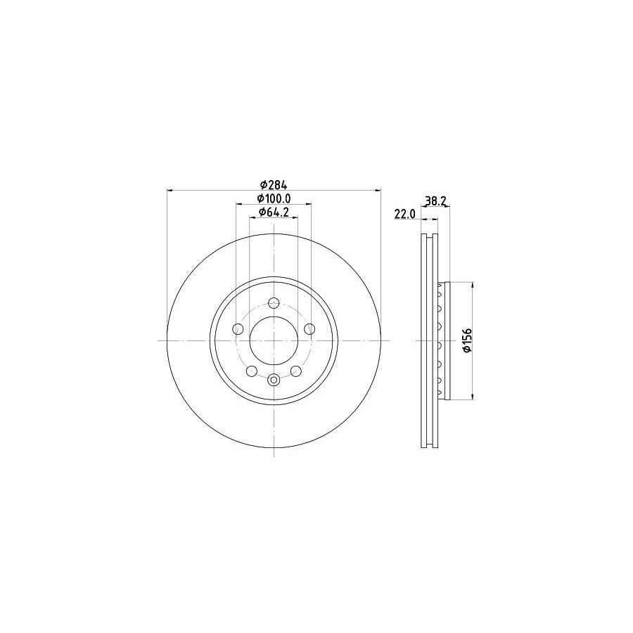 Hella 8AM 355 504-721 Brake Master Cylinder