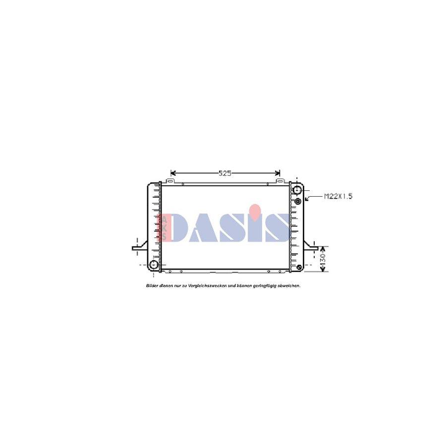 AKS Dasis 090420N Engine Radiator For Ford Sierra | ML Performance UK