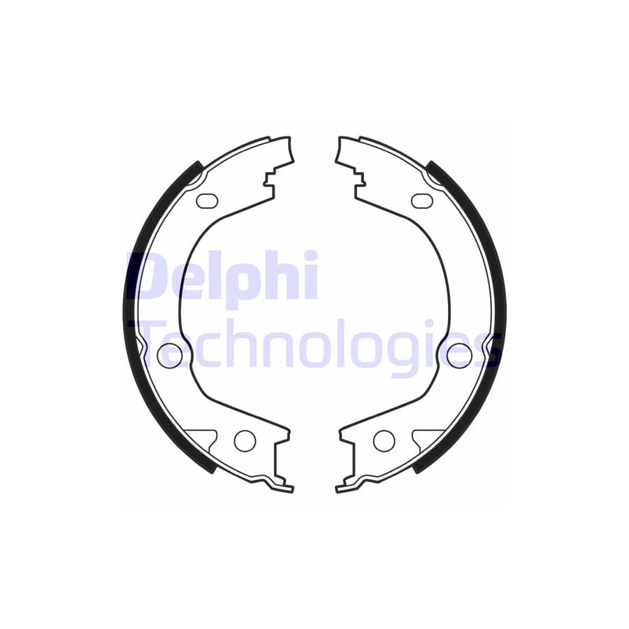 Delphi Ls2001 Handbrake Shoes