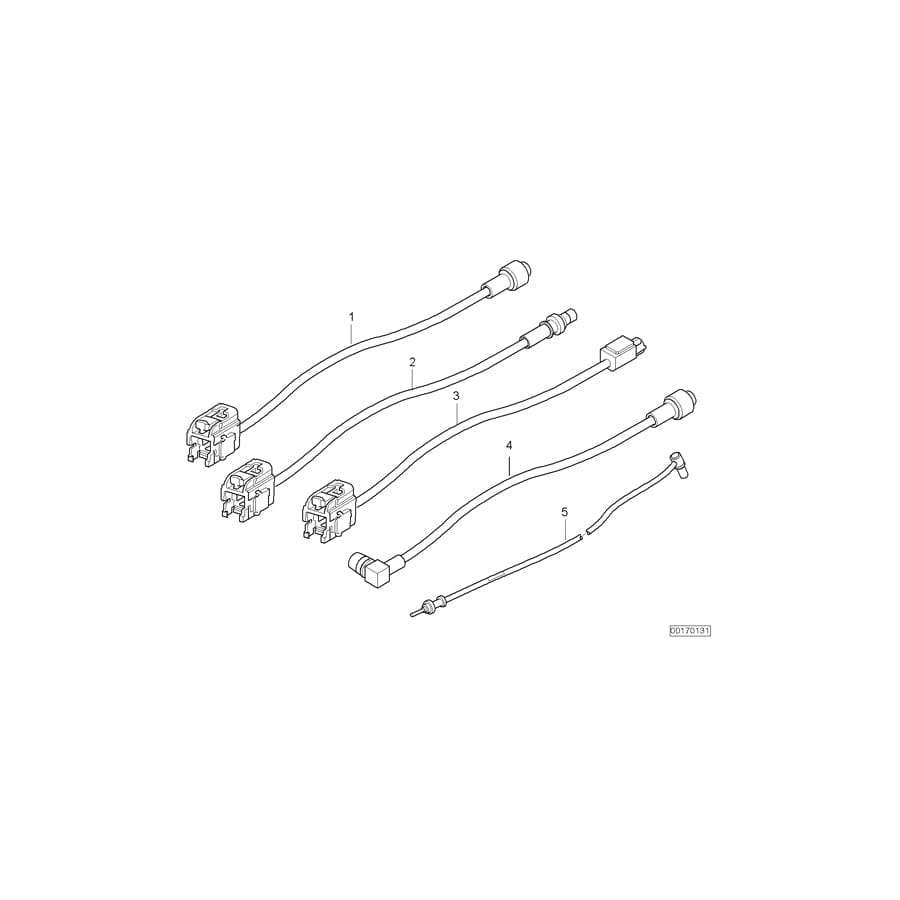 Genuine BMW 61126916315 E53 Antenna Cable, Audio/Video 3010MM (Inc. X5 4.8is, X5 4.4i & X5 3.0i) | ML Performance UK Car Parts