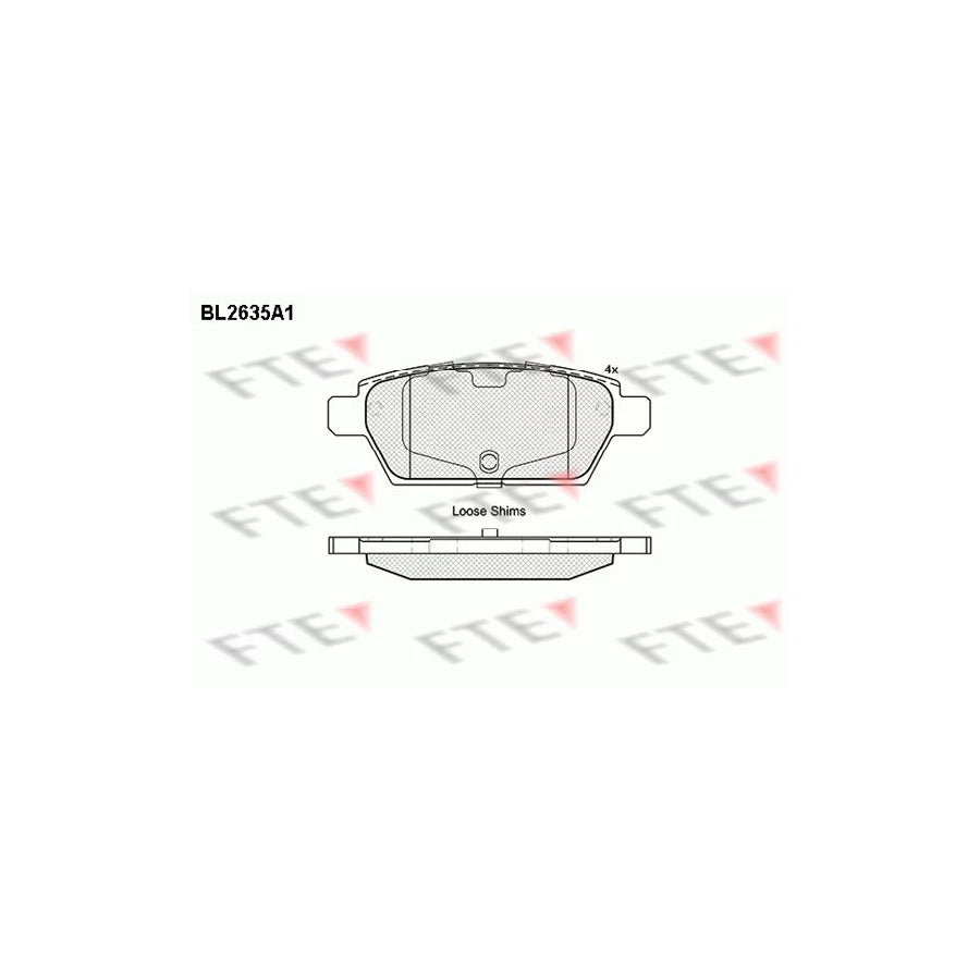 Fte BL2635A1 Brake Pad Set | ML Performance UK Car Parts