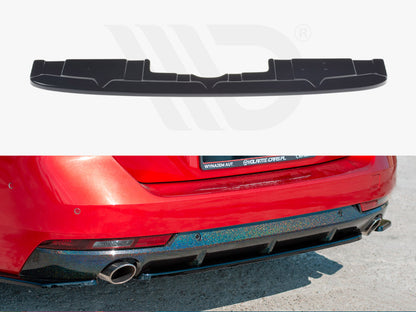 Maxton Design PE-508-2-GT-SW-RD1T Central Rear Splitter (without Vertical Bars) Peugeot 508 Sw MK2 | ML Performance UK Car Parts