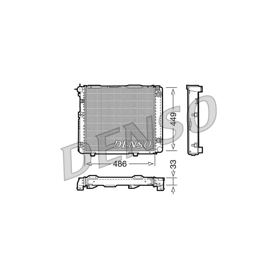 Denso DRM17067 Drm17067 Engine Radiator Suitable For Mercedes-Benz 190 (W201) | ML Performance UK