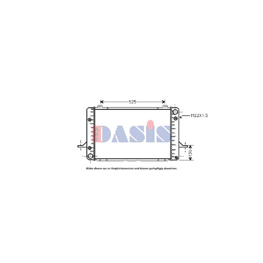 AKS Dasis 090430N Engine Radiator For Ford Sierra | ML Performance UK