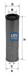 UFI 27.157.00 Air Filter