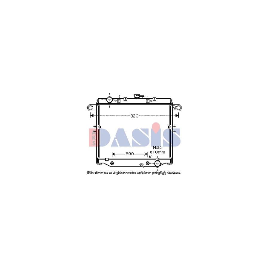 AKS Dasis 210118N Engine Radiator | ML Performance UK