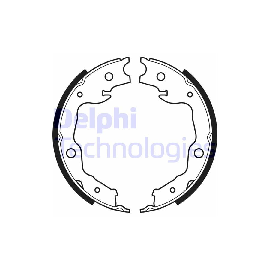 Delphi Ls1999 Handbrake Shoes