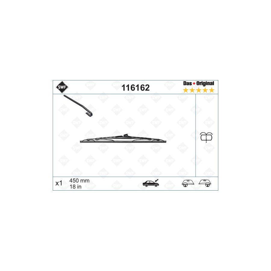 Swf Original 116162 Wiper Blade | ML Performance UK Car Parts