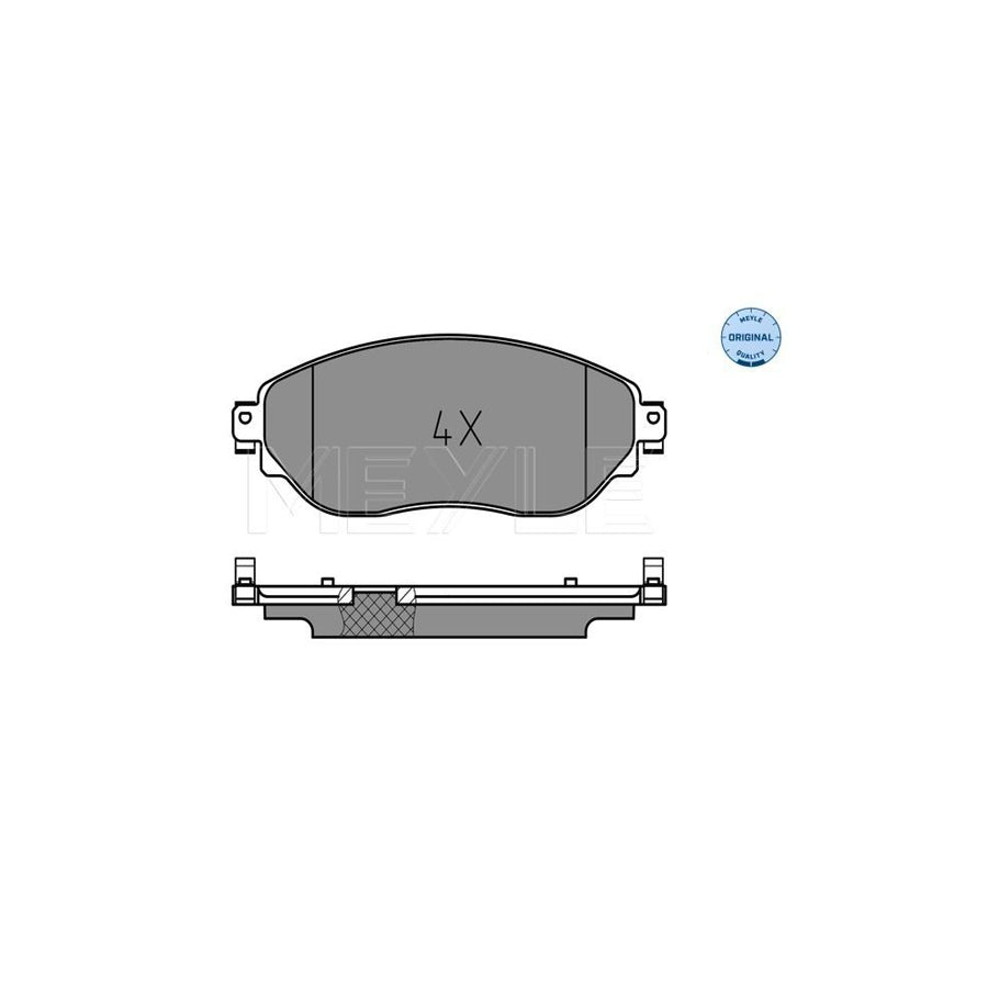 Meyle 025 220 8718 Brake Pad Set