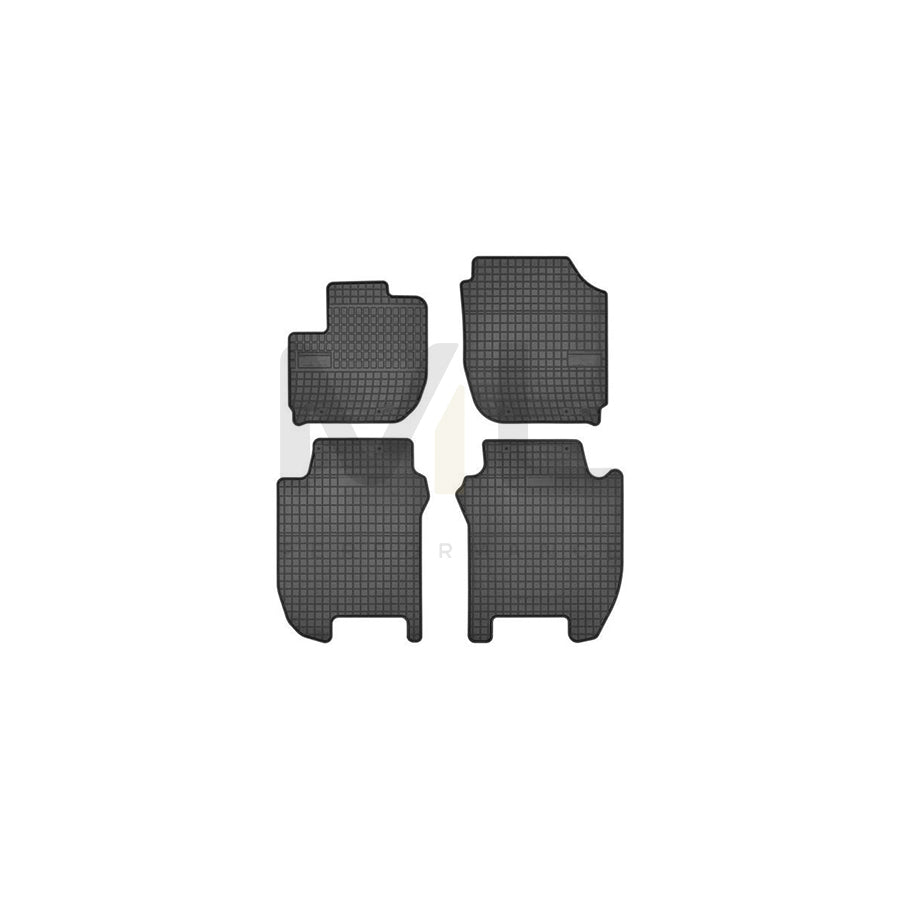 FROGUM Tailored 546764 Floor mat set for HONDA JAZZ Elastomer, Front and Rear, Quantity: 4, Black | ML Performance Car Parts