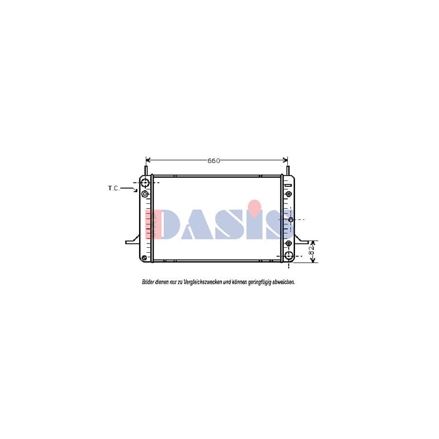 AKS Dasis 090460N Engine Radiator For Ford Scorpio Mk1 Hatchback (Gae, Gge) | ML Performance UK