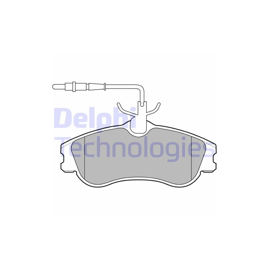 Delphi Lp1607 Brake Pad Set