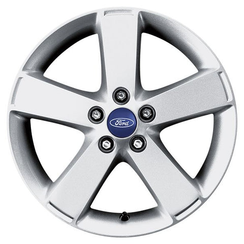 GENUINE FORD 1475191 GALAXY & S-MAX ALLOY WHEEL 17" 5-SPOKE DESIGN, SILVER MACHINED FRONT | ML Performance UK