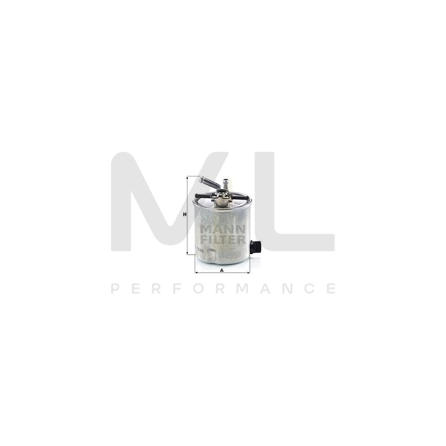 MANN-FILTER WK 9043 Fuel filter In-Line Filter | ML Performance Car Parts