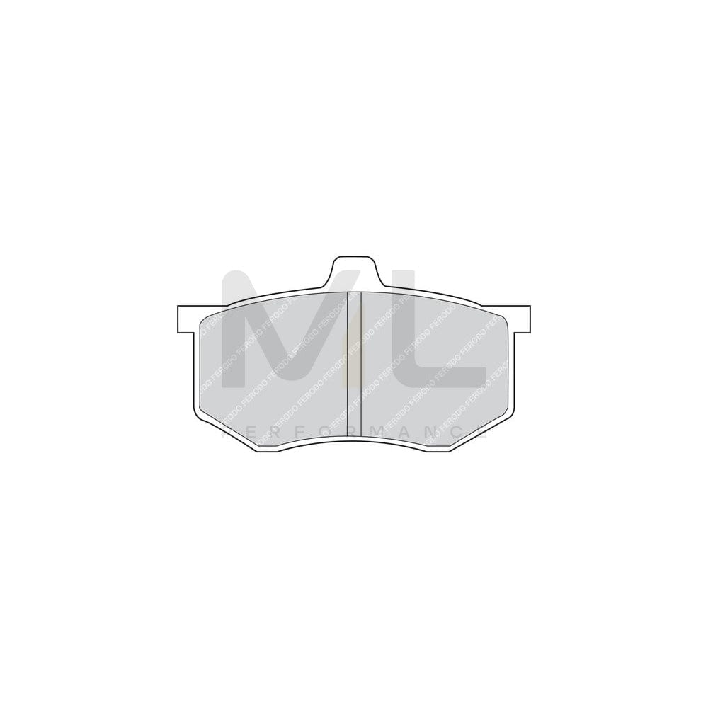 Ferodo Sl Fsl1276 Brake Pad Set For Ford Escort With Acoustic Wear Warning | ML Performance Car Parts