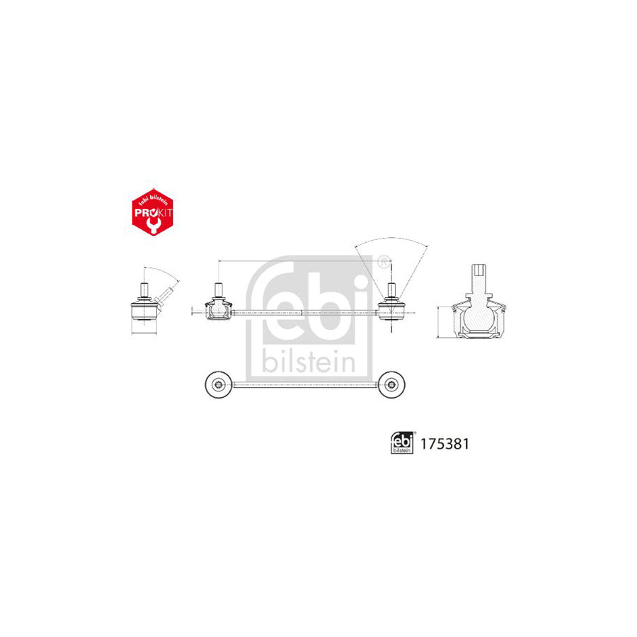 Febi Bilstein 175381 Anti Roll Bar Link