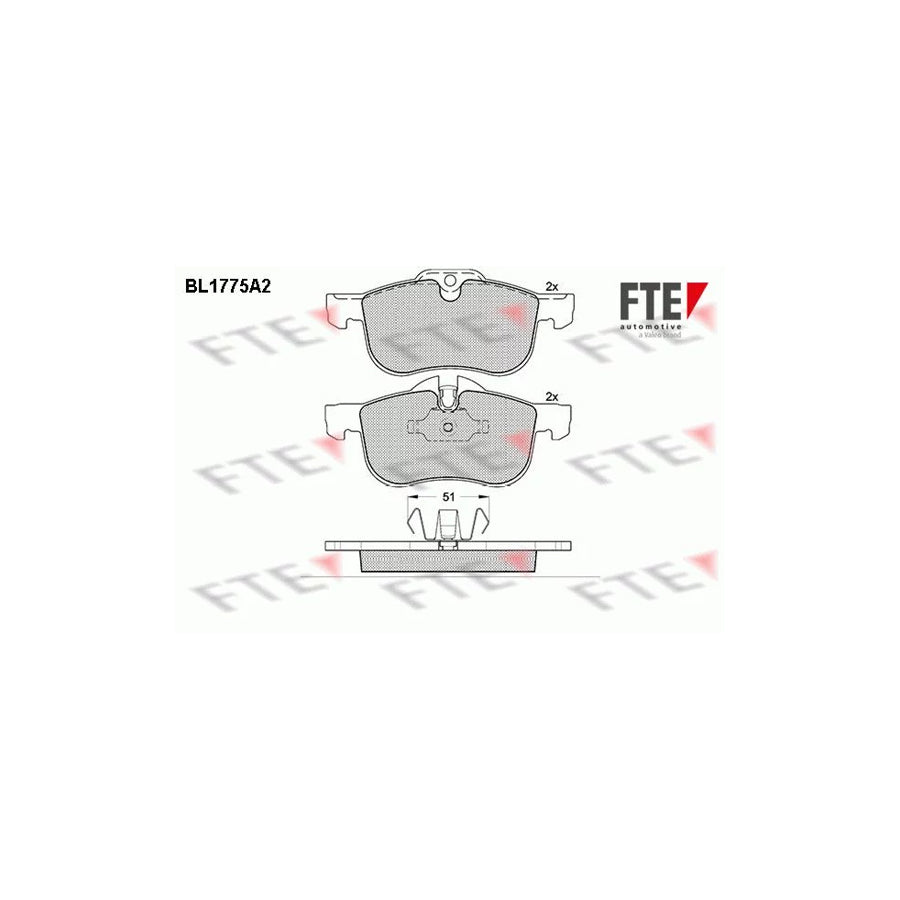 Fte BL1775A2 Brake Pad Set | ML Performance UK Car Parts