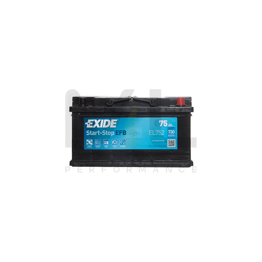 Exide EFB 110 Car Battery (EL752) - 3 year Guarantee | ML Performance UK Car Parts