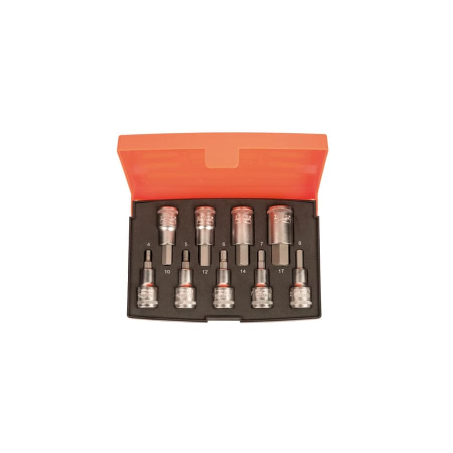 Bahco BAHS9HEX S9HEX 1/2in Drive Socket Set, 9 Piece | ML Performance UK