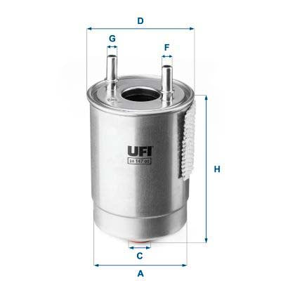 UFI 24.147.00 Fuel Filter