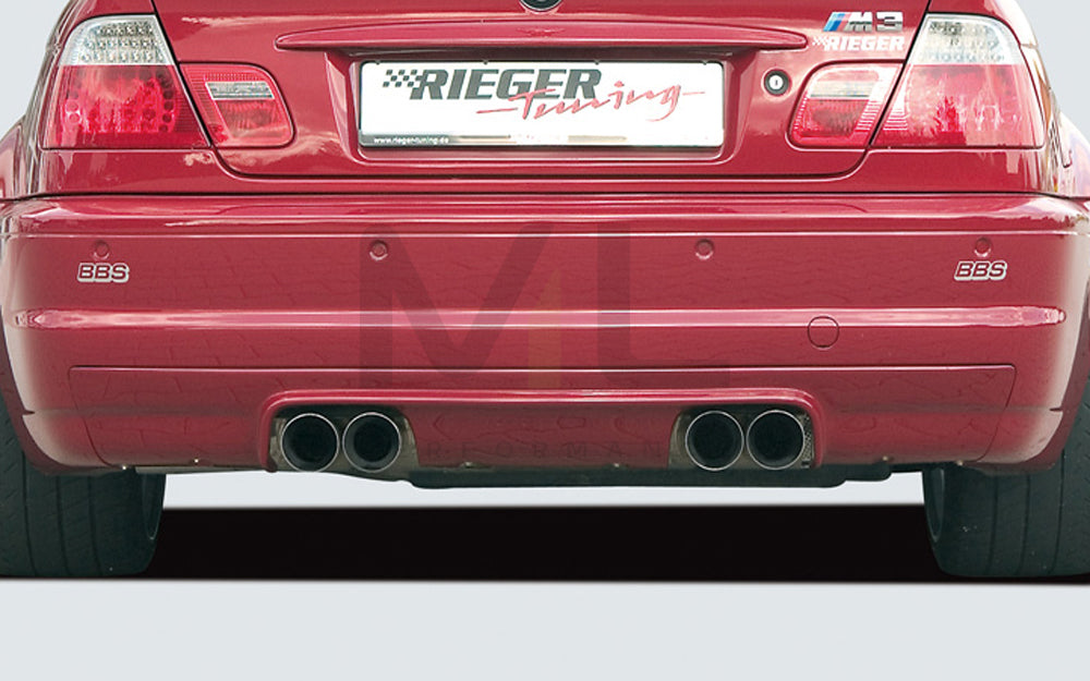 Rieger 00050241 BMW 3 Series E46 M3 Rear Diffuser 1 | ML Performance UK Car Parts